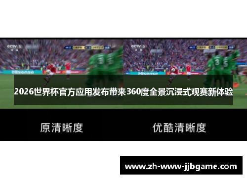 2026世界杯官方应用发布带来360度全景沉浸式观赛新体验